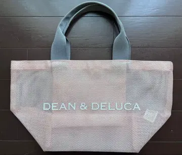 DEAN & DELUCA 메쉬 토트백 핑크 스모크 핑크 S