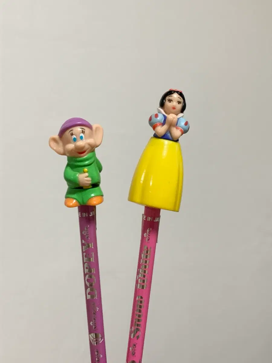 디즈니 고전 빈티지 백설공주 난쟁이 도피 연필