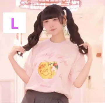 시마무라 앳홈카페 반팔 티셔츠 라이트 핑크 L