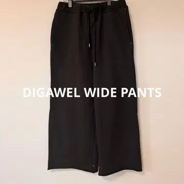 DIGAWEL 와이드 팬츠 이지 팬츠 블랙