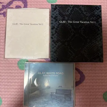 GLAY CD 3장 세트 The Great Vacation