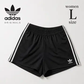 L 아디다스 오리지널 3 스트라이프 숏팬츠 블랙 CY4763