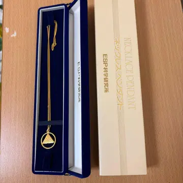 ESP 과학 연구소 목걸이 ESP 각인 (골드 컬러)