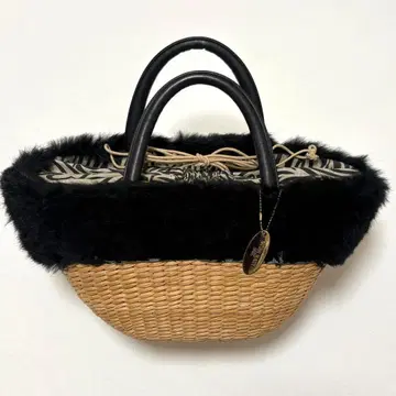 N. Natural Beauty Basic 퍼 바스켓백