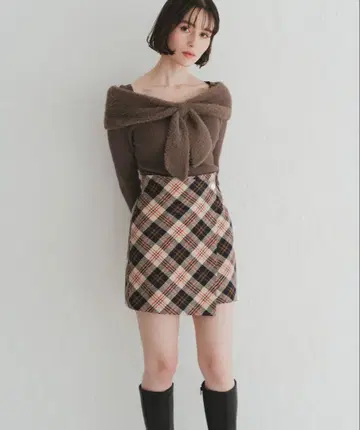 31 sons de mode 랩 미니 스커트