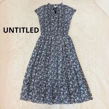 UNTITLED fairy shade 꽃무늬 롱 원피스 반팔