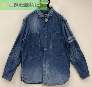 모모타로 진즈 출진 제이 포켓 데님 셔츠 44 일본제