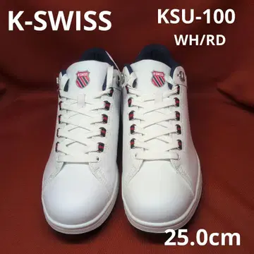 K-SWISS 남성용 스니커즈 KSU-100 WH/RD 25.0cm