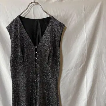 VINTAGE 라메 글리터 점프수트 올인원