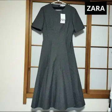 [ 미사용 택 포함 ] ZARA 롱 플레어 원피스