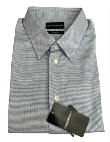 [ ARMANI / 아르마니 ] 블루 Y셔츠 XL 사이즈 43 새상품