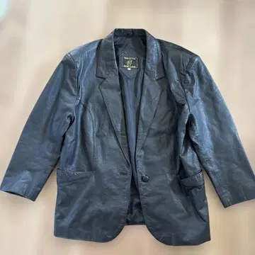 NEW-STYLE 천연 가죽 가죽 자켓 블랙 L 사이즈