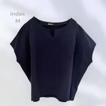 index T셔츠 슬리브리스 티셔츠 오피스 캐주얼 심플