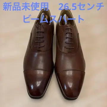 BEAMS HEART 스트레이트 팁 옥스퍼드 신발 브라운
