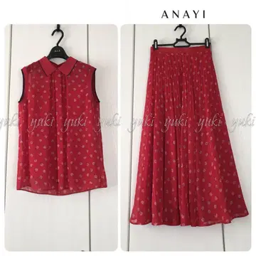 ANAYI 마린 도트 프린트 셋업