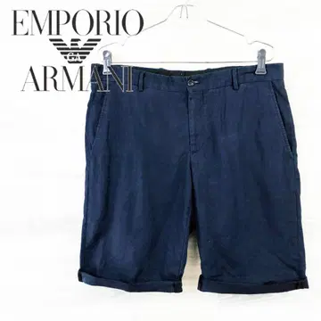 ARMANI 엠포리오 아르마니 <얇은 소재 하프 팬츠> M0578c