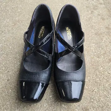 21.5cm madras MODELLO 벨트 펌프스