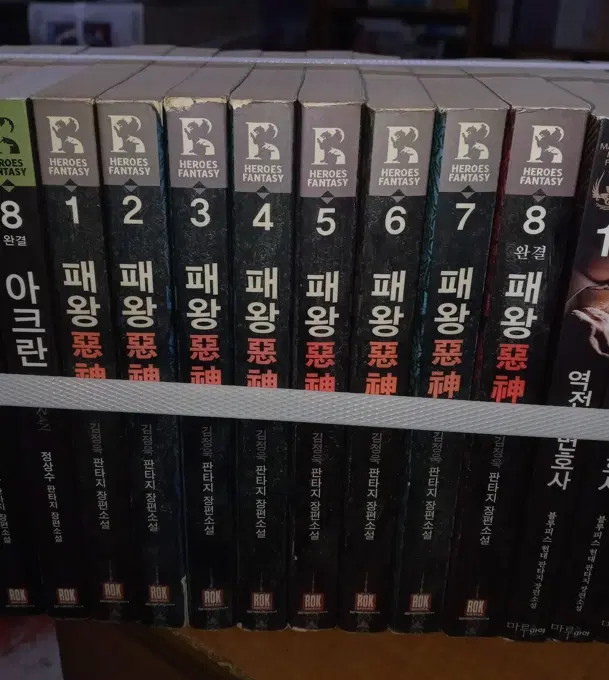 패왕악신 (작은책-판타지) 1-8 완 /상태(중)/ 로크