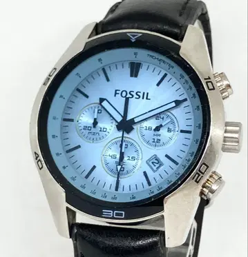 FOSSIL 파슬 크로노그래프 남성용 작동품 새 배터리 손목시계