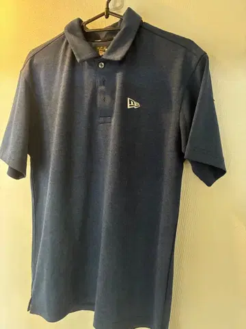 NEW ERA 뉴에라 골프 피케 셔츠 네이비