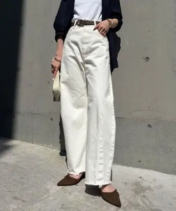 Q.anos 블루 화이트 데님 PS 블루 데님