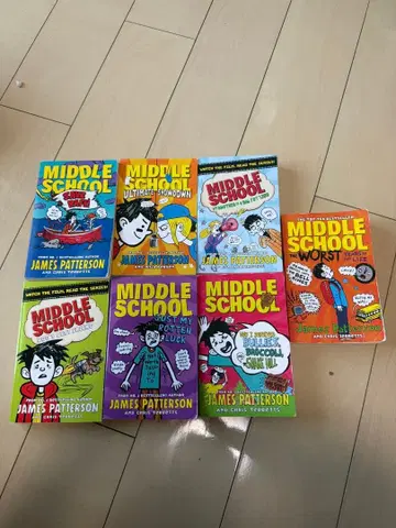 Middle School 시리즈 외국도서 7권 세트 James