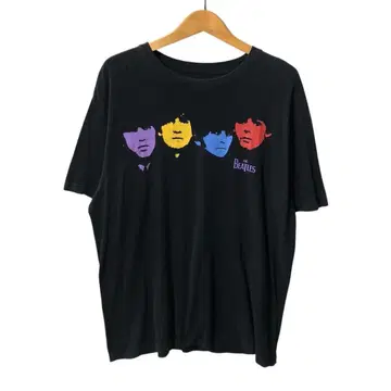 3536 The Beatles 비틀즈 밴드T 멤버 티셔츠 블랙