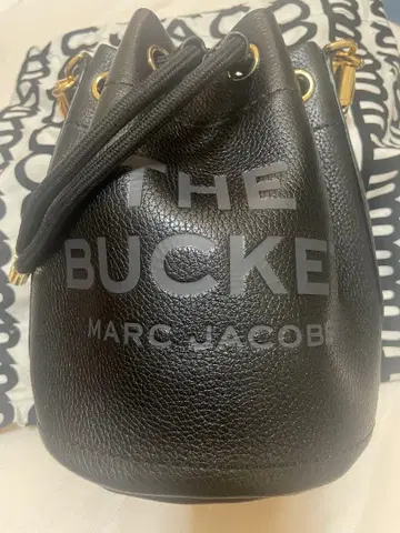 스트랩 세트 Marc Jacobs The Bucket Bag 블랙