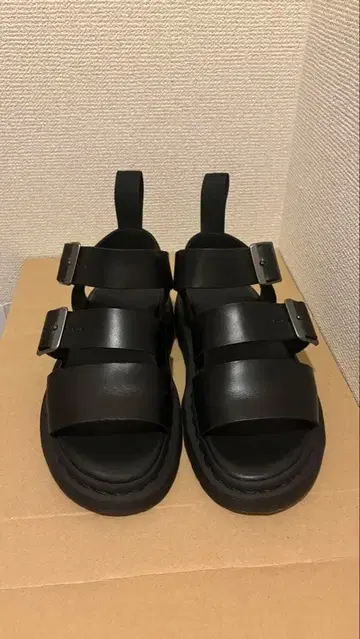 Dr. Martens 샌들 블랙 여성용