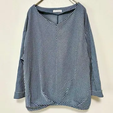 [ a.v.v standard ] 블루 계열 블라우스 긴팔 셔츠 L [ L61 ]