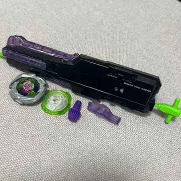 BEYBLADE X 홀드 런처 & 베이 블레이드 본체