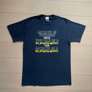 00s 프룻 오브 더 룸 메시지 T셔츠 조크계 슈퍼히어로