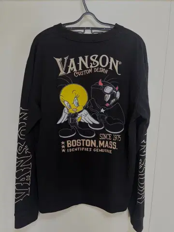 VANSON x LOONEY TUNES 반손 긴팔 롱T Tweety