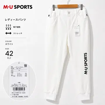 M.U SPORTS 골프 팬츠 화이트 42