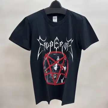 EMPEROR 밴딩 티셔츠 블랙 S 사이즈