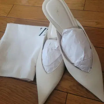 ZARA 뮬 아이보리 37