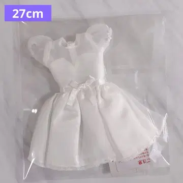 리카짱 캐슬 미니 기장 드레스 화이트