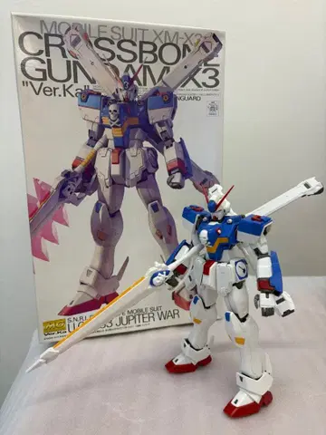MG 크로스본 건담 X3 Ver.Ka 건프라 박스 러너 있음