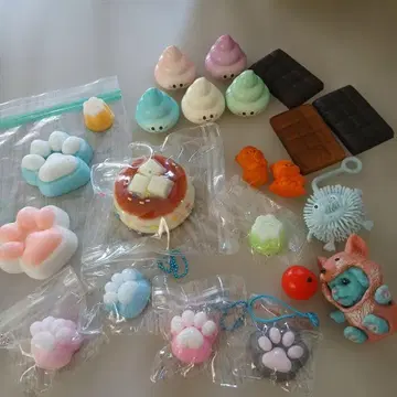 스퀴즈 묶음 판매 발바닥 초콜릿 똥