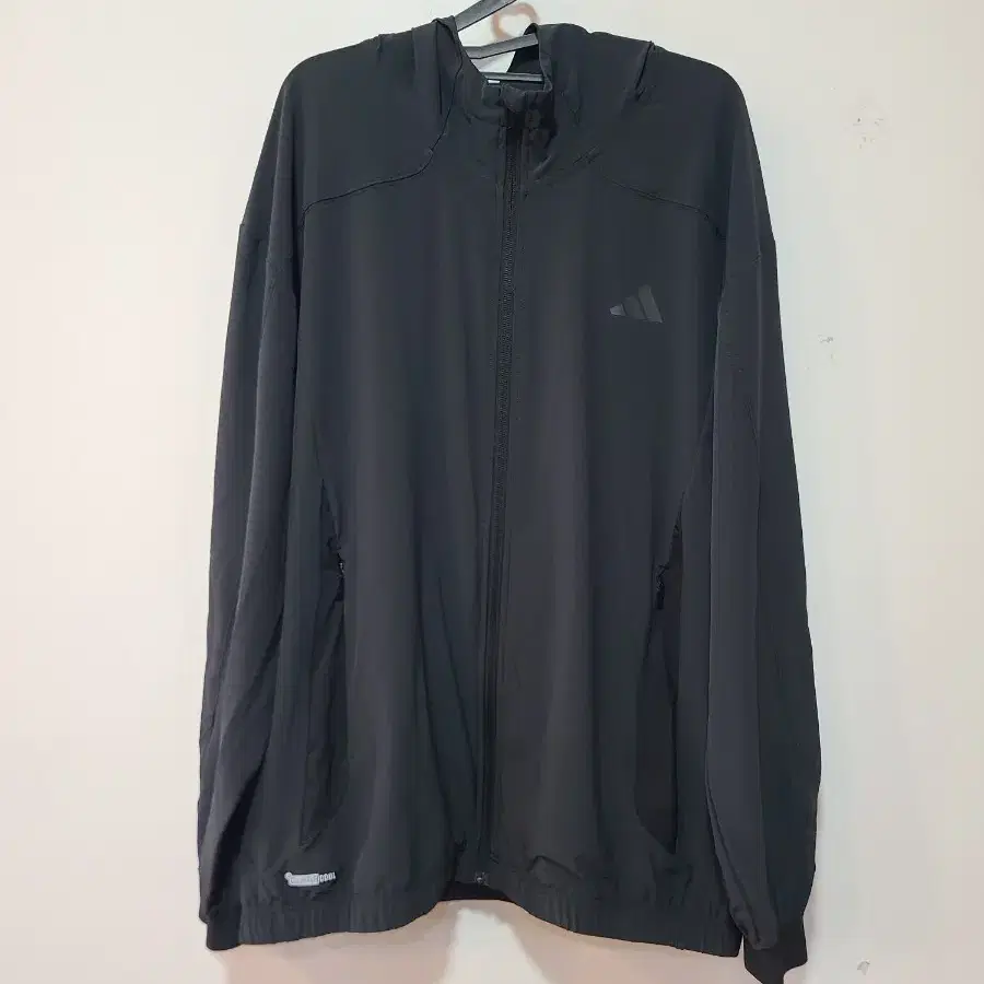 아디다스 클라이마쿨 바람막이 XL 블랙