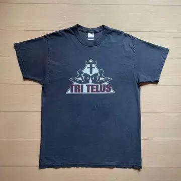 00s 프룻 오브 더 룸 기업 T셔츠 DJ 이벤트 흑먹색 페이드