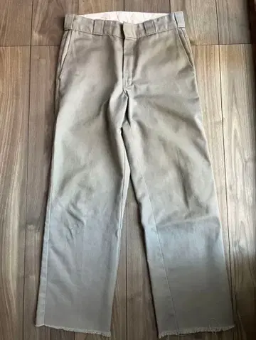 90s 00s Dickies 874 압착 택 베이지 워크 팬츠