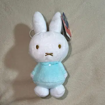 미사용 택 포함 미피 봉제 인형 가마구치 파우치 스카이블루