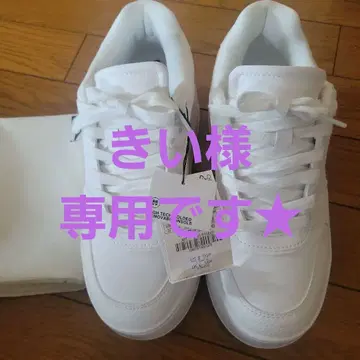 ZARA 화이트 플랫폼 스니커즈 새상품