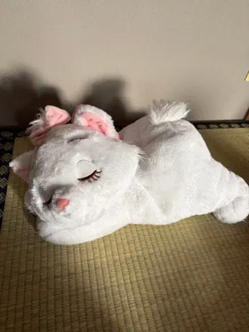 Disney 올슉업 캣 마리 봉제 인형 티슈 케이스