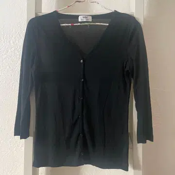MM MULTIMODA 가디건 블랙 5부 소매