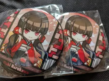 2개 세트 단간론파 fanthful 중국 한정 캔뱃지 하루카와 마키