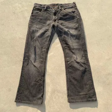 Wrangler 스트레이트 데님 블랙