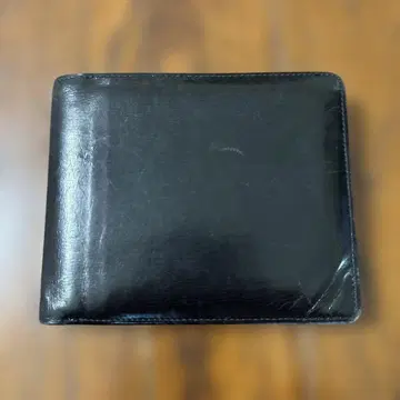 GANZO 접이식 지갑 블랙 가죽