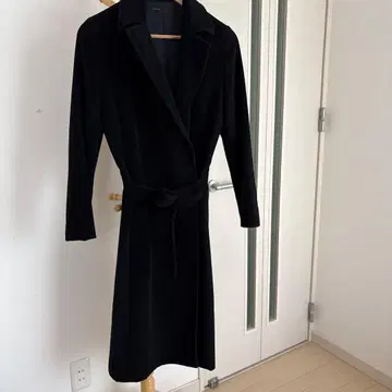et vous 여성용 체스터 코트 블랙